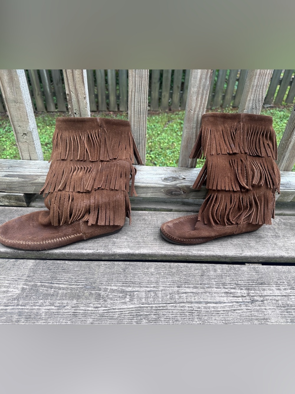 Minnetonka 3-Layer Fringe Boot